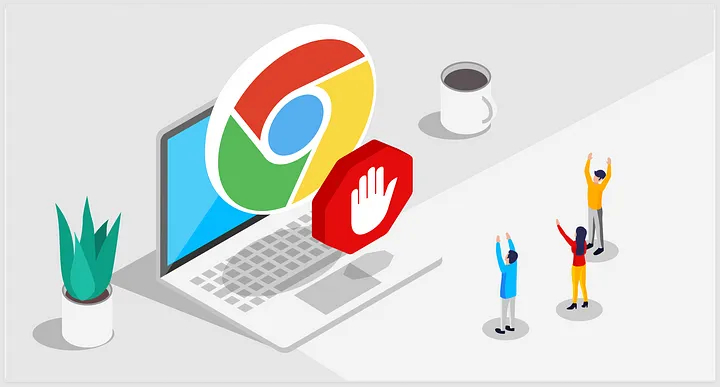 chrome adblock drawing